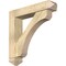 Ekena Millwork Legacy Arts and Crafts Rough Sawn Bracket w/ Offset Brace, Douglas Fir, 6"W x 28"D x 28"H BKT0604X28X28LEC03RDF - alternate 1
